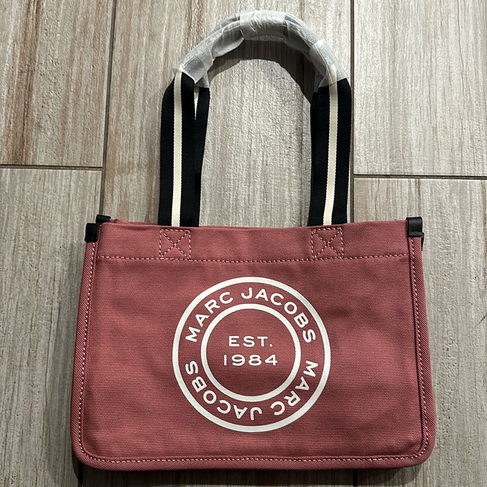 MARC JACOBS Signet Dusty Rose Tote Bag